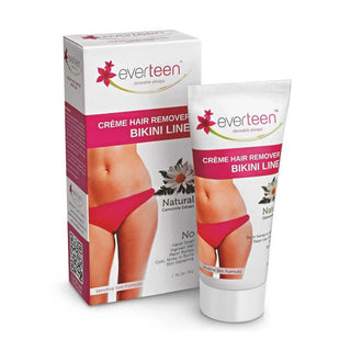 everteen Natural Bikini Line Hair Remover Cream 1x50g – Chamomile Formula for Sensitive Skin