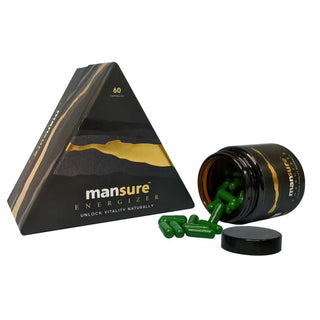 ManSure ENERGIZER 1x60 Capsules – Certified Ayurvedic Supplement for Men