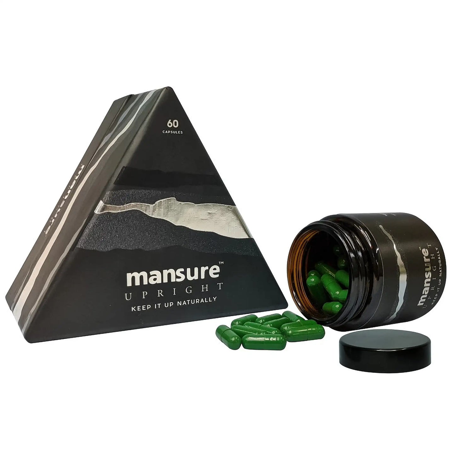 ManSure UPRIGHT 1x60 Capsules – Certified Ayurvedic Supplement for Men