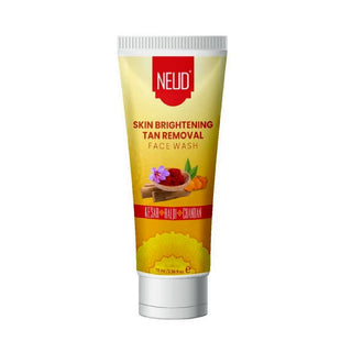 NEUD Skin Brightening Tan Removal Face Wash 1x70ml – Kesar, Haldi and Chandan