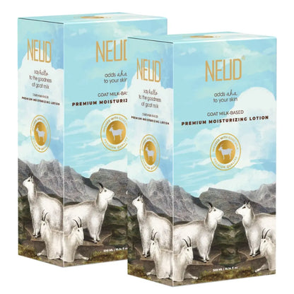 Buy 2 Packs NEUD Goat Milk Moisturizing Lotion 300ml for Men and Women - everteen-neud.com