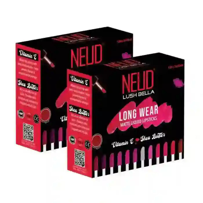 Buy 2 Packs NEUD Lush Bella Liquid Lipsticks 12x3ml - everteen-neud.com