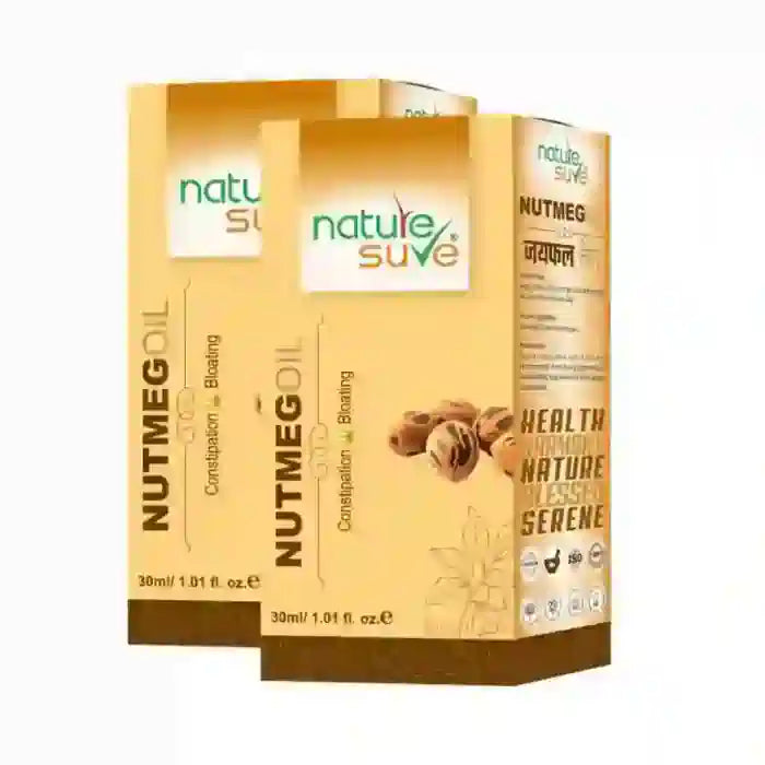 Buy 2 Packs Nature Sure Nutmeg Jaiphal Oil for Bloating and Constipation - everteen-neud.com
