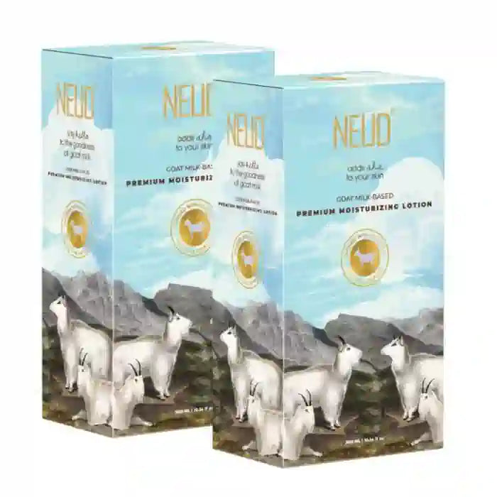 Buy 2 Packs NEUD Goat Milk Moisturizing Lotion 300ml for Men and Women - everteen-neud.com