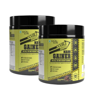 Nature Sure Double Mass Chocolate Mass Gainer 2x250g – Whey Protein and Digestive Enzymes