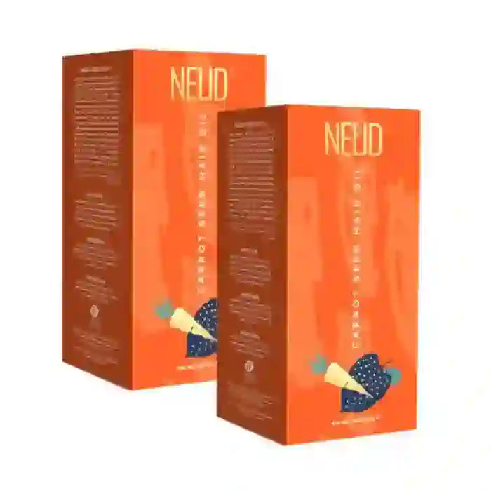 Buy 2 Packs NEUD Carrot Seed Premium Hair Oil for Shiny, Smooth and Soft Hair - everteen-neud.com
