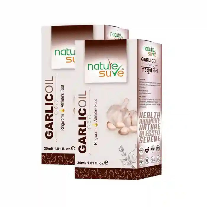 Buy 2 Packs Nature Sure Garlic Oil for Ringworm and Athlete's Foot - everteen-neud.com