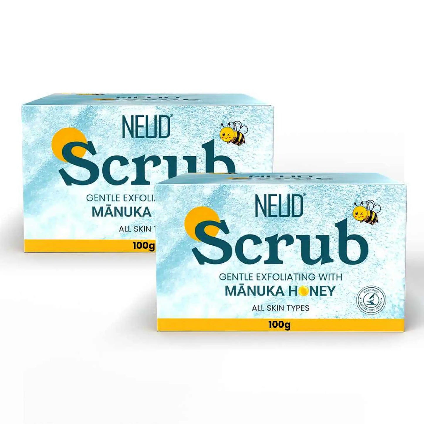 NEUD Manuka Honey Scrub 2x100g – Kojic Acid, Alpha Arbutin and Manuka Honey