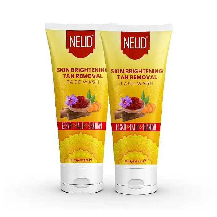 Buy 2 Packs 125ml Each NEUD Skin Brightening Tan Removal Face Wash Directly From Company - everteen-neud.com