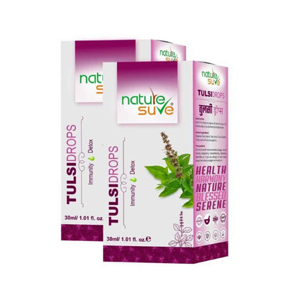 Nature Sure Holy Basil Tulsi Drops - 2x30ml Pack
