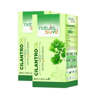 Nature Sure Cilantro Dhania Oil - 2x40ml Pack