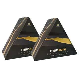 ManSure ENERGIZER 2x60 Capsules – Certified Ayurvedic Supplement for Men