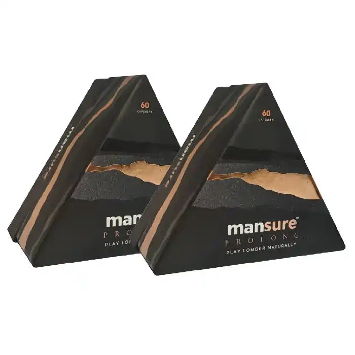 ManSure PROLONG 2x60 Capsules – Certified Ayurvedic Supplement for Men