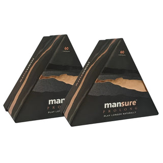ManSure PROLONG 2x60 Capsules – Certified Ayurvedic Supplement for Men