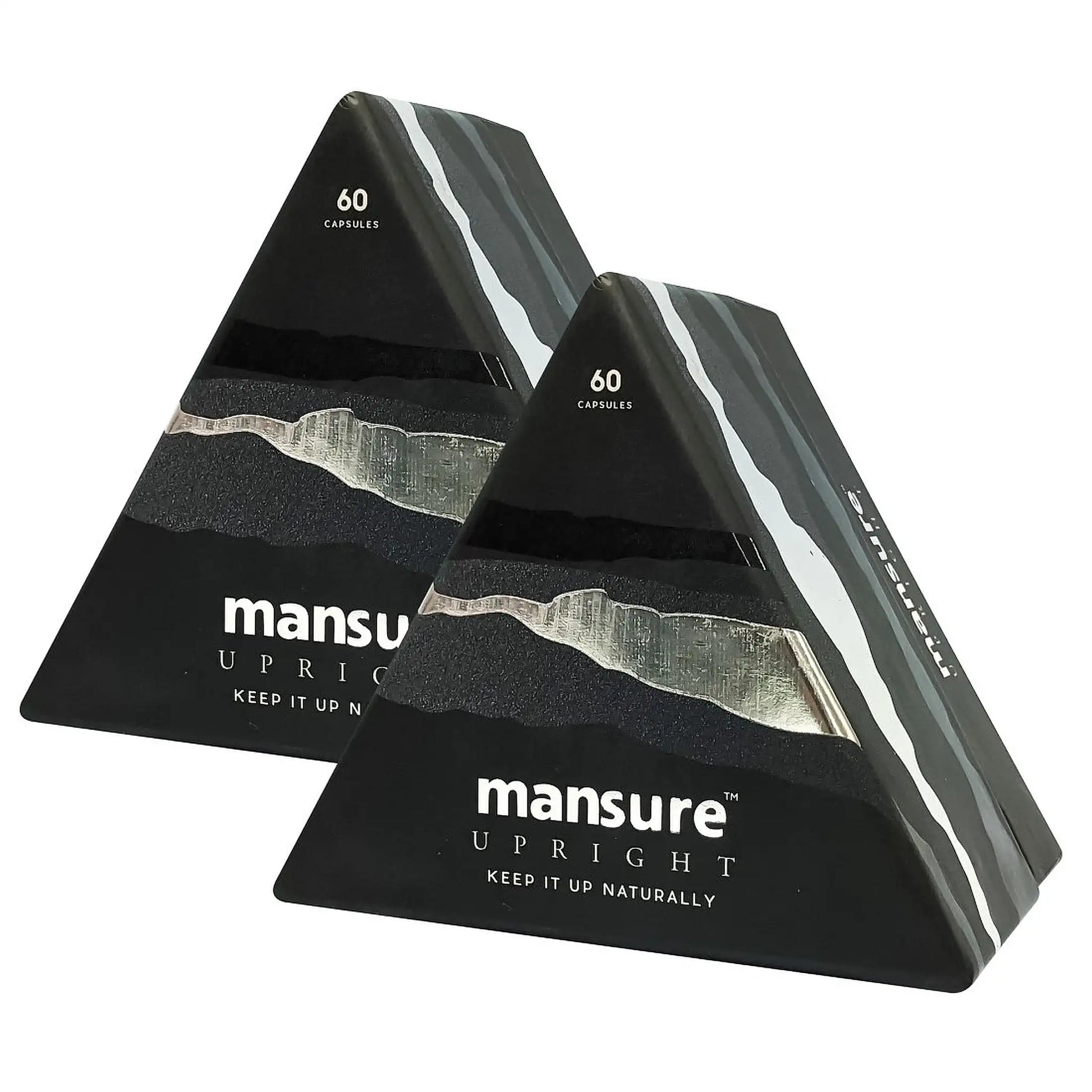 ManSure UPRIGHT 2x60 Capsules – Certified Ayurvedic Supplement for Men
