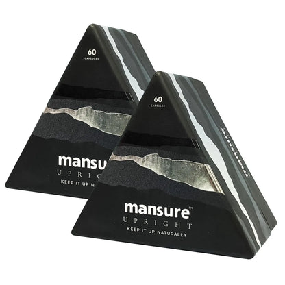 ManSure UPRIGHT 2x60 Capsules – Certified Ayurvedic Supplement for Men