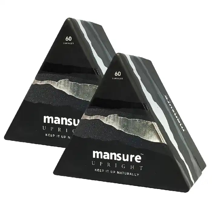 Buy 2 Packs of ManSure UPRIGHT for men's health 60 Ayurvedic capsules Directly From Company - everteen-neud.com