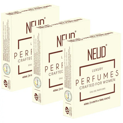 Buy 3 Packs NEUD Luxury Pocket Perfume Gift Set 4x10ml for Women - Long Lasting Eau de Parfum - everteen-neud.com