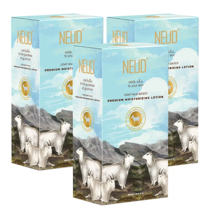 Buy 3 Packs NEUD Goat Milk Moisturizing Lotion 300ml for Men and Women - everteen-neud.com