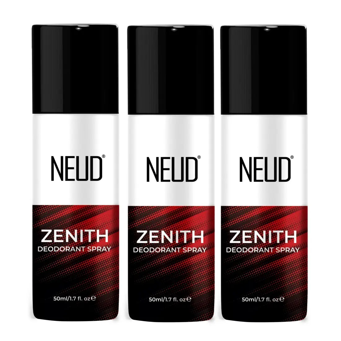 Buy 3 Packs NEUD ZENITH Unisex Deodorant Perfumed Body Spray 50ml for 24-Hour Odor Protection - everteen-neud.com