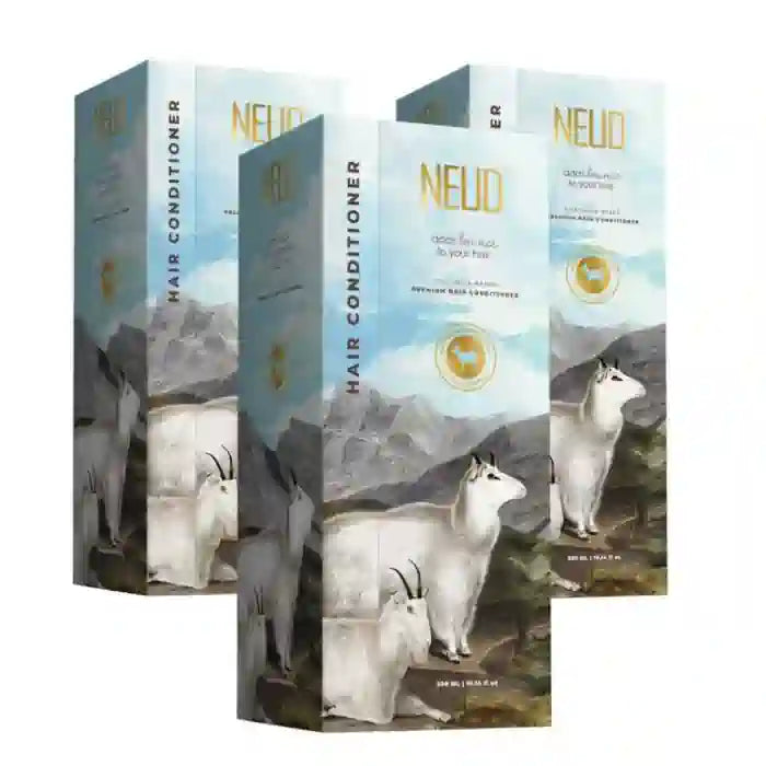 Buy 3 Packs NEUD Goat Milk Volumizing Hair Conditioner 300 ml for Men and Women - everteen-neud.com