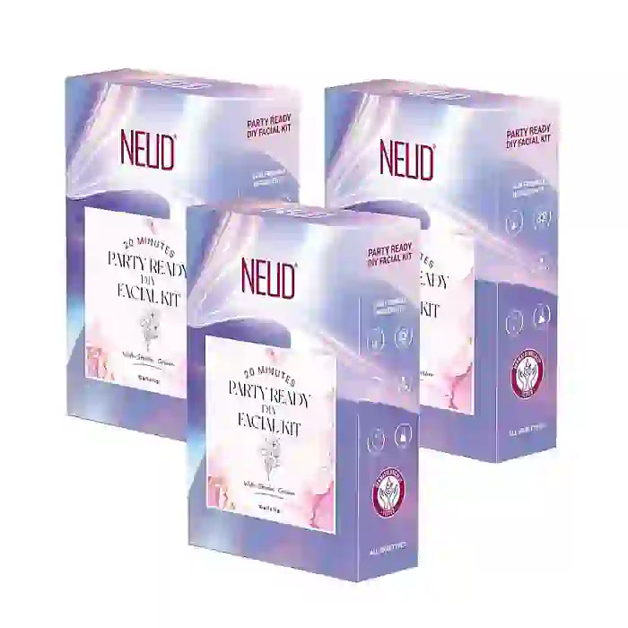 Buy 3 Packs NEUD Party-Ready DIY Facial Kit with Strobe Cream Directly From Company - everteen-neud.com