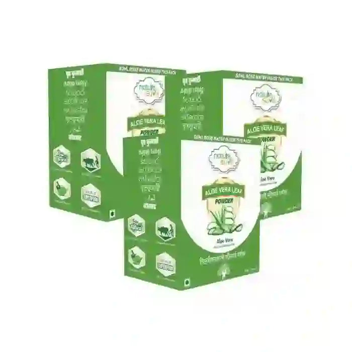 Buy 3 Packs Nature Sure Aloe Vera Leaf Powder with 50ml Rose Water Directly From Company - everteen-neud.com