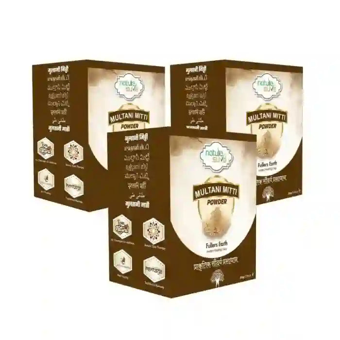 Buy 3 Packs Nature Sure Multani Mitti Powder 200g directly from company - everteen-neud.com