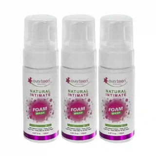 Buy 3 Packs everteen Foam Natural Intimate Wash 150ml for Women - everteen-neud.com