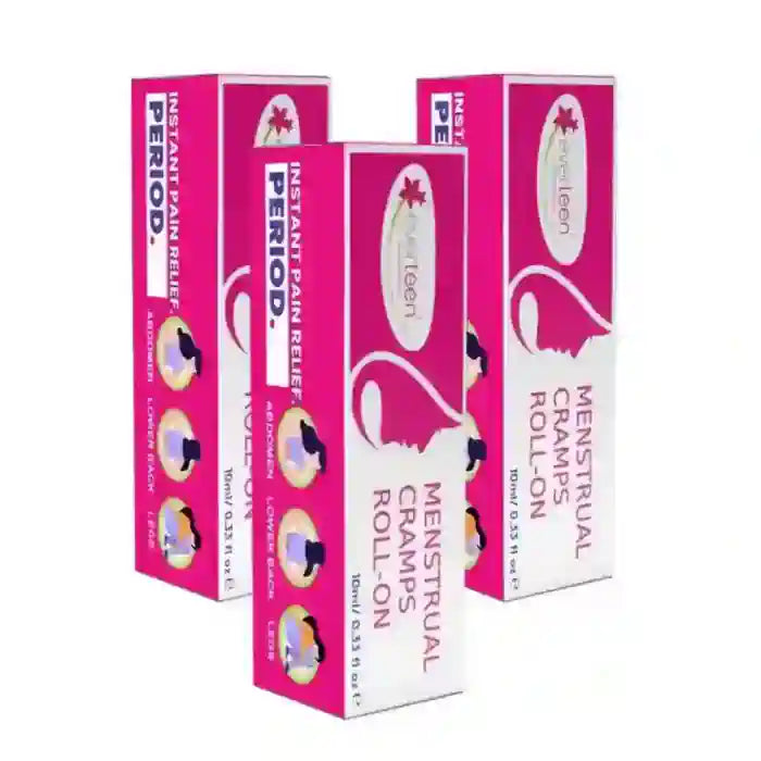 Buy 3 packs everteen Menstrual Cramps Roll-On for instant period pain relief - everteen-neud.com