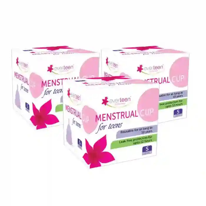Buy 3 Packs everteen Small Menstrual Cup for Odor-Free, Rash-Free Periods With No Leakage in Women - everteen-neud.com