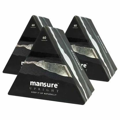 Buy 3 Packs of ManSure UPRIGHT for men's health 60 capsules on everteen-neud.com