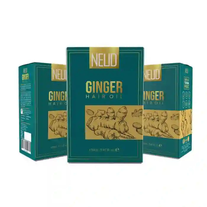 Buy 3 Packs NEUD Ginger Hair Oil 150 ml for Natural Hair Darkening in Men and Women - everteen-neud.com