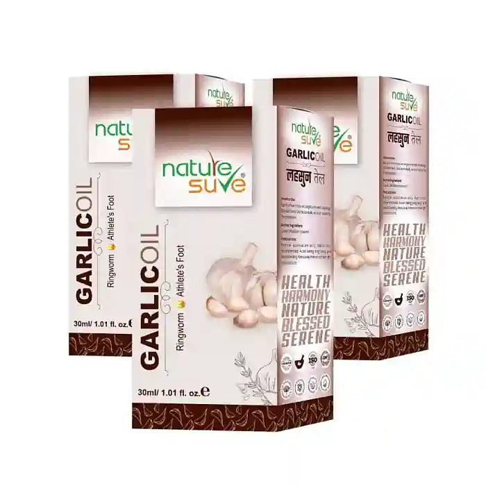 Buy 3 Packs Nature Sure Garlic Oil for Ringworm and Athlete's Foot - everteen-neud.com