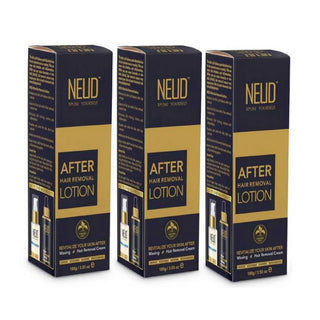 NEUD After-Hair-Removal Skin Lotion for Skin Care - 3x100g Pack