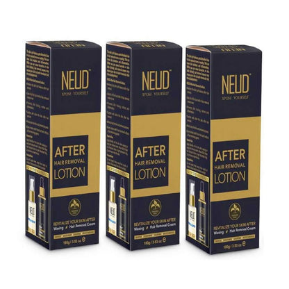 NEUD After-Hair-Removal Skin Lotion for Skin Care - 3x100g Pack