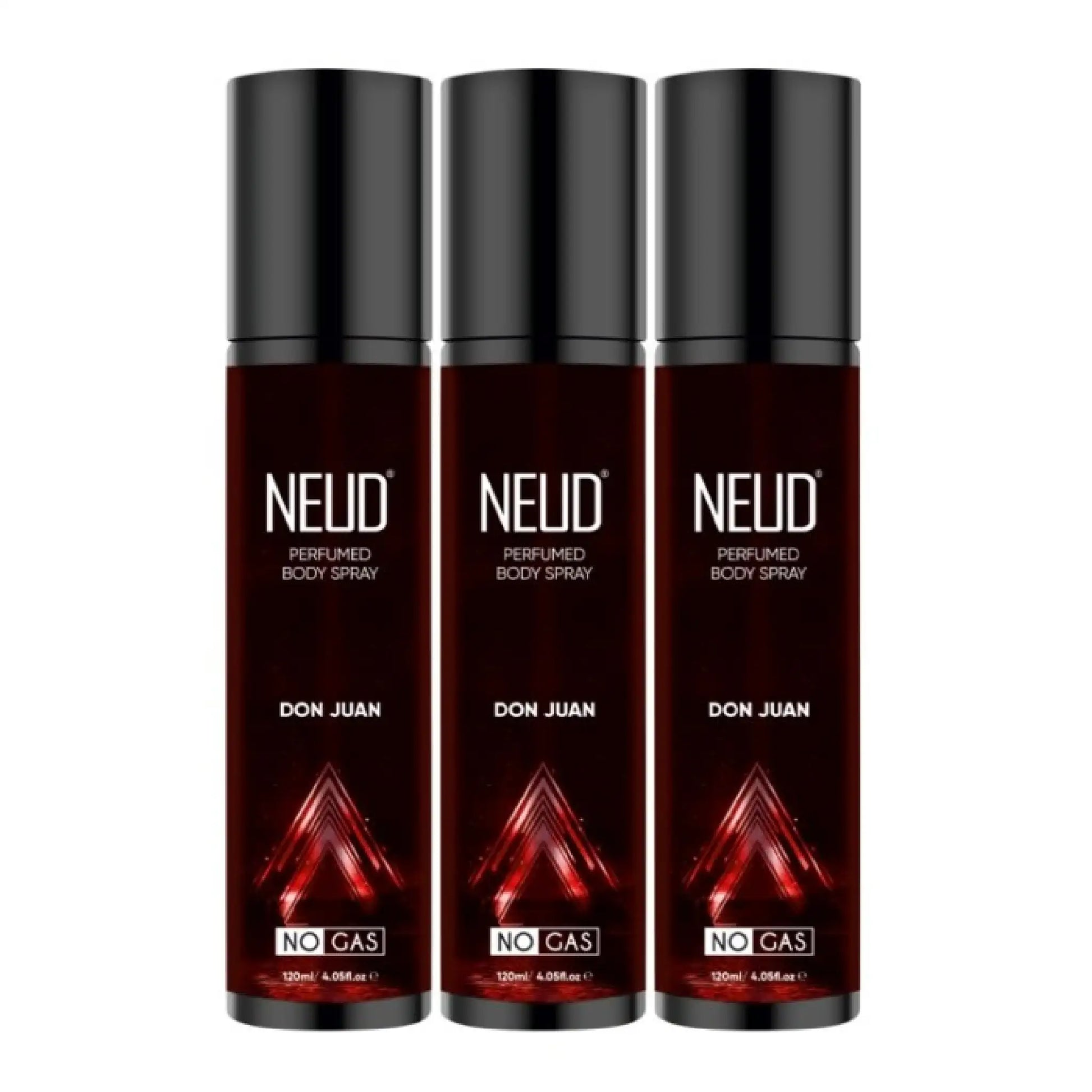 NEUD Don Juan Perfumed Body Spray - 3x120ml Bottles