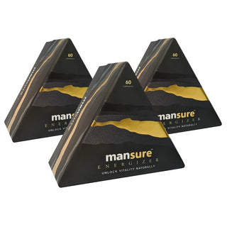 ManSure ENERGIZER 3x60 Capsules – Certified Ayurvedic Supplement for Men