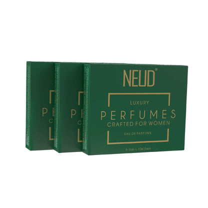 NEUD Luxury Pocket Perfumes 6x10ml Set For Women - 3 Packs