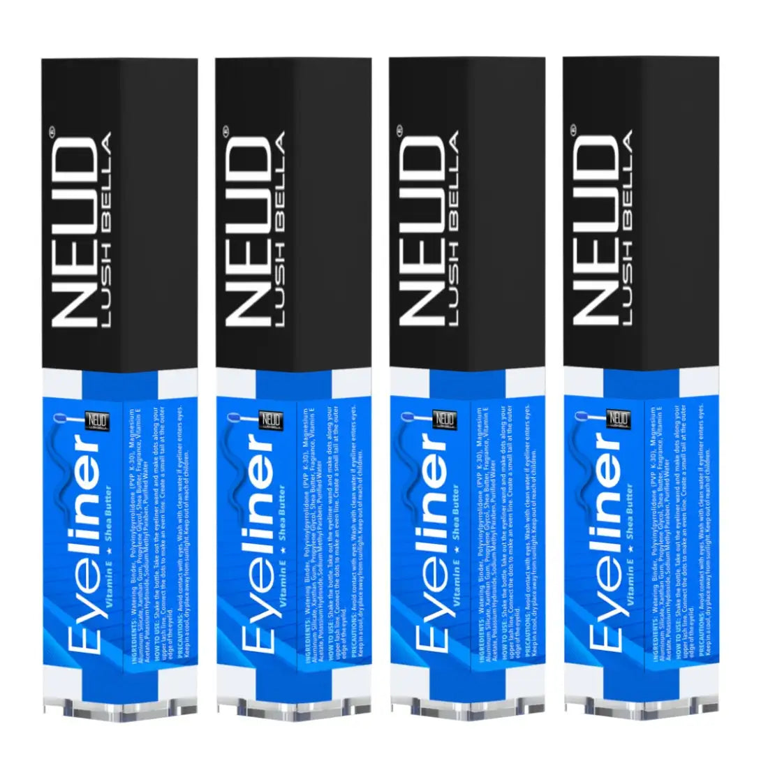 Buy 4 Packs NEUD Lush Bella Blue Eye Liner enriched with Vitamin E and Shea Butter - everteen-neud.com