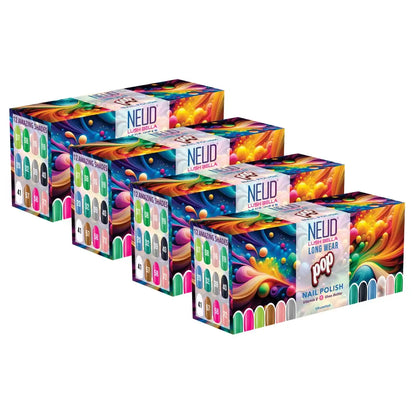 NEUD Lush Bella Nail Polish Kit Enriched With Vitamin E and Shea Butter - 12 Units (6ml Each)