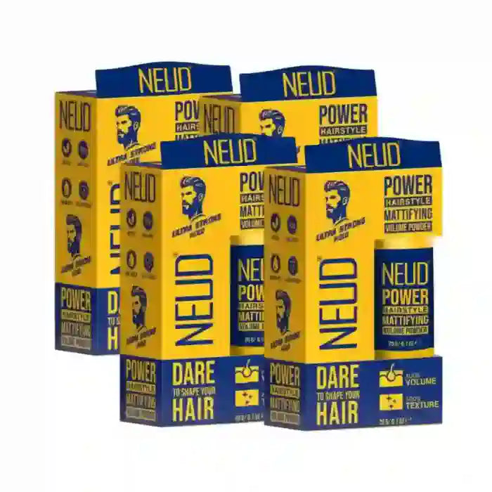 Buy 4 Packs NEUD Power Hairstyle Mattifying Volume Powder Wax 20g  enriched with Aloe Vera and Argan Oil - everteen-neud.com