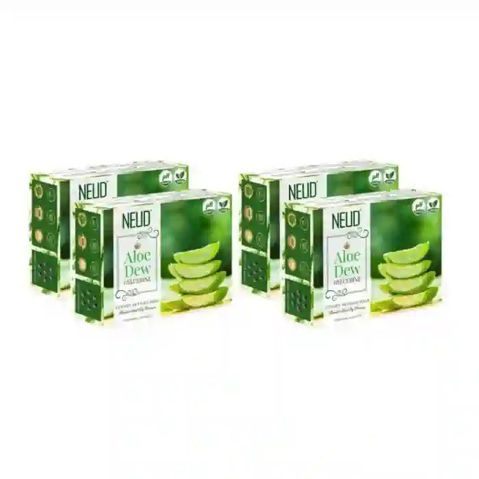 Buy 4 Packs NEUD Aloe Dew Glycerine Luxury Artisan pH-Balanced Handmade Soap 125g Each - everteen-neud.com