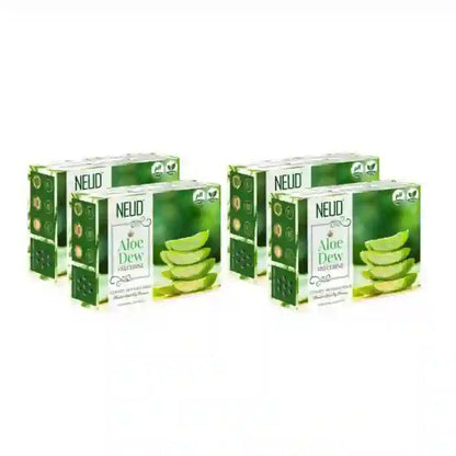 Buy 4 Packs NEUD Aloe Dew Glycerine Luxury Artisan pH-Balanced Handmade Soap 125g Each - everteen-neud.com