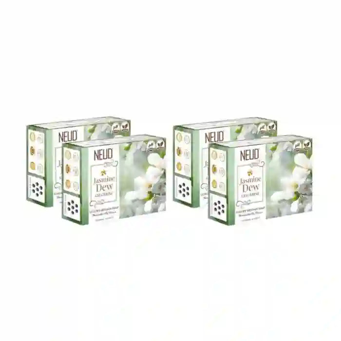 Buy 4 Packs NEUD Jasmine Dew Glycerine Luxury Artisan pH-Balanced Handmade Soap 125g Directly from Company - everteen-neud.com