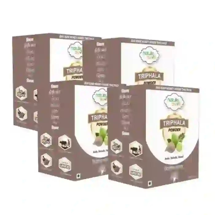 Buy 4 Packs Nature Sure Triphala Powder For Eyes, Skin, Hair and Detox Directly From Company - everteen-neud.com