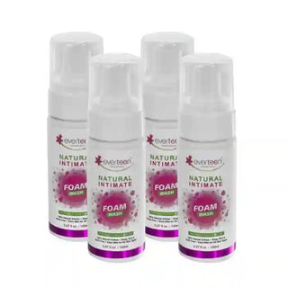 Buy 4 Packs everteen Foam Natural Intimate Wash 150ml for Women - everteen-neud.com