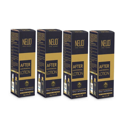 NEUD After-Hair-Removal Skin Lotion for Skin Care - 4x100g Pack