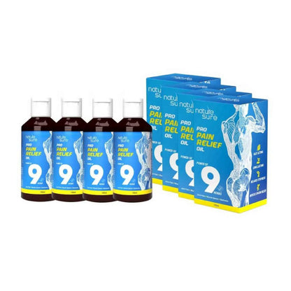 Nature Sure Pro Pain Relief Oil 4x100ml – Ayurvedic Formula for Joint and Muscle Care