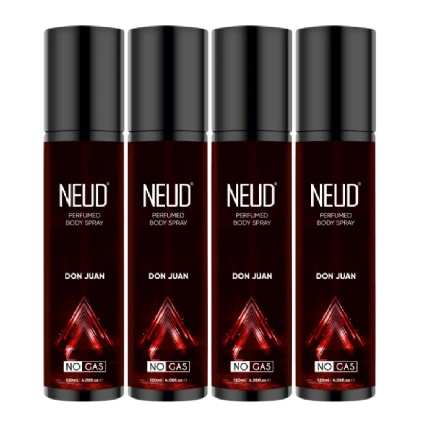 NEUD Don Juan Perfumed Body Spray - 4x120ml Bottles